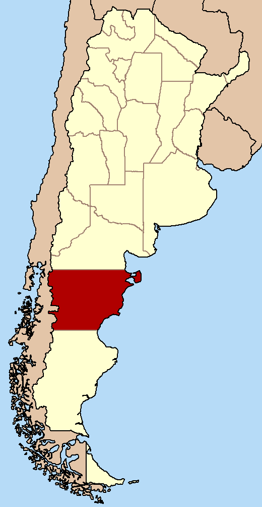 Mappa Chubut