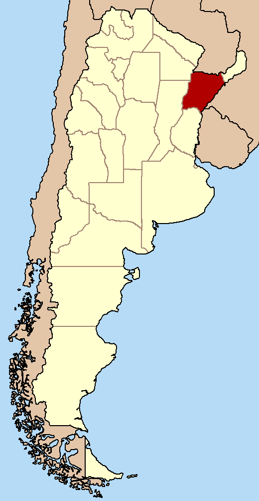 Mappa Corrientes
