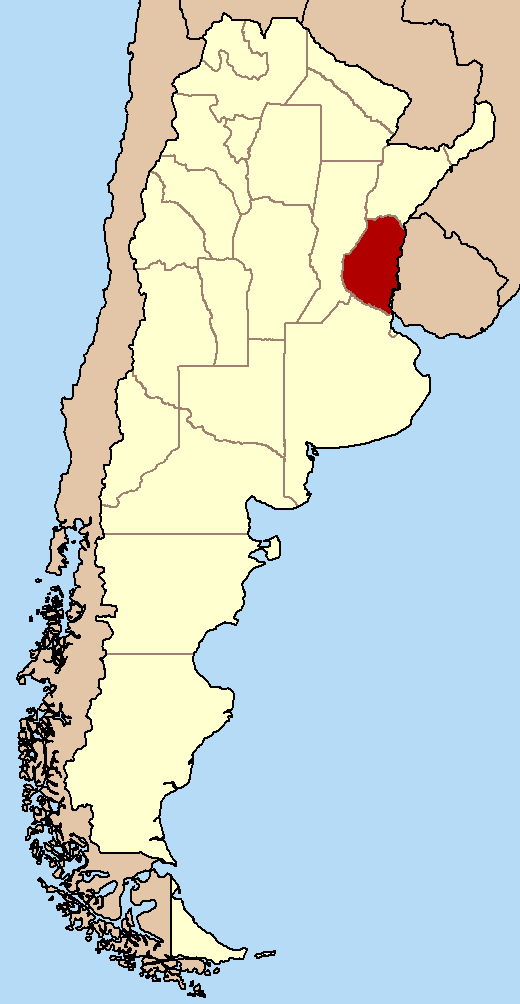 Mappa Entre Rios