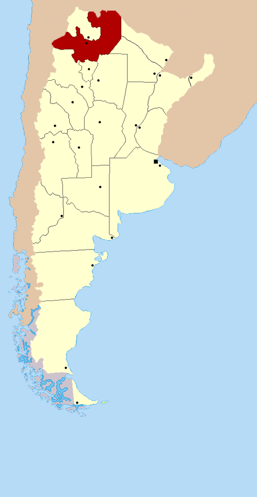 Mappa Salta